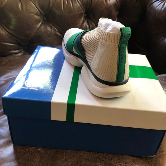 TORY SPORT Mid Top Sock Sneaker NWT - Picture 9 of 9